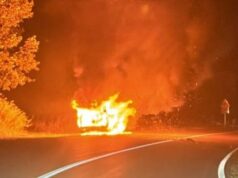 Požar na automobilu u Dubljanskoj ulici na Vračaru, policija traga za osumnjičenim