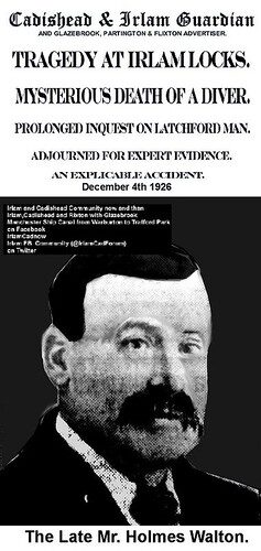 MYSTERIOUS DEATH OF DIVER AT IRLAM LOCKS 1926