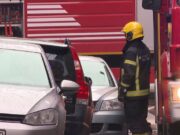 Požar u ulici Vladimira Tomanovića na Voždovcu, preminuo muškarac (55)