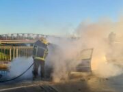 Požar na putu ka Divčibarama, automobil potpuno izgoreo iznad česme