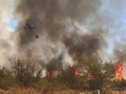 Požar u ritu kod Rakovca zahvatio rastinje, policija blokirala prilaze naselju