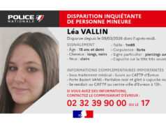 Nestanak maloletnice u Évreuxu, policija traga za devojkom od 15 godina