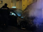 Požar uništio automobil na Mostu na Adi, povređenih nema