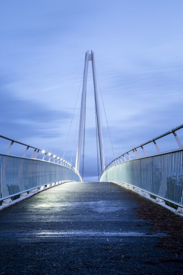 Photo by Luke Besley gray metal bridge photo