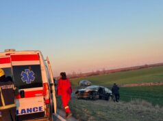 Saobraćajna nezgoda između Kovina i Smedereva, oštećeno vozilo