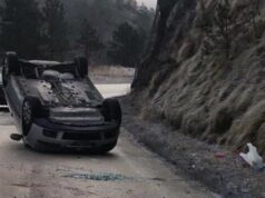 Saobraćajna nezgoda na autoputu kod Velike Plane, povređen vozač automobila