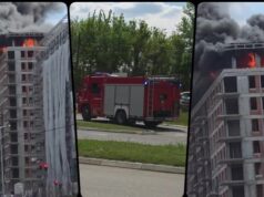 Požar na gradilištu na Čukaričkoj padini, povređenih nema