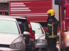 Požar u stanu na višem spratu u Novom Sadu, naselje prekriveno dimom