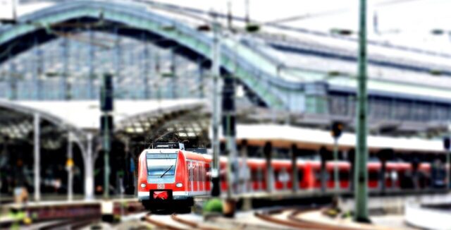 Photo by NoName_13 central station, railway station, train, cologne, cologne main station, railway, rails, railroad track, rail traffic, train tracks, train station, departure, tilt shift, train, train, train, train, train