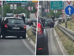 Sudar kamiona i automobila kod Hitne pomoći u Beogradu, bez povređenih