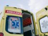 Dečak povređen u saobraćajnoj nezgodi u Kikindi, prebačen u Novi Sad Yellow ambulance with open doors displaying medical interior equipment, emphasizing emergency response.
