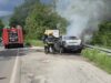 Muškarac povređen u požaru automobila kod Čačka, vatrogasci intervenisali