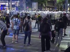 Uhapšene dve osobe zbog nereda tokom protesta u Beogradu