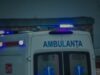 NESTALA MEDICINSKA SESTRA: Vozilo pronađeno kod granice Elderly man walking in front of ambulance on city street during the evening.