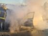 Požar zahvatio automobil na Moravskom koridoru kod Podunavaca, nema povređenih