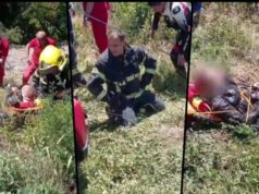 Motociklista povređen nakon sletanja sa puta kod Kladova, spasilačke ekipe reagovale