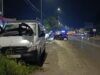 Saobraćajna nezgoda kod aerodroma Nikola Tesla, kombi sleteo s puta Saobraćajna nezgoda kod aerodroma Nikola Tesla, kombi sleteo s puta