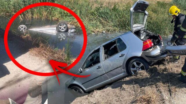 saobracajna-nesreca-1 Saobraćajna nesreća na Klisi, troje poginulih u automobilu u kanalu