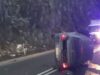 Prevrtanje automobila kod isključenja za Lastu u Beogradu, saobraćaj usporen Prevrtanje automobila kod isključenja za Lastu u Beogradu, saobraćaj usporen