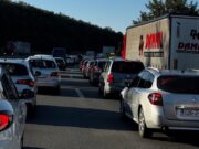 Saobraćajna nesreća na auto-putu Beograd-Niš izazvala velike kolone vozila Saobraćajna nesreća na auto-putu Beograd-Niš izazvala velike kolone vozila