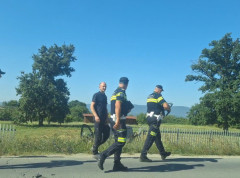muskarac-tesko Muškarac teško povređen u saobraćajnoj nezgodi na Ibarskoj magistrali kod Mojsinja – saobraćajna nezgoda na Ibarskoj magistrali