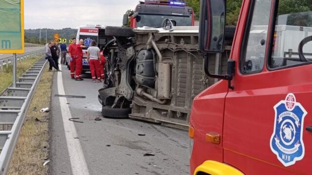 Saobraćajna nesreća kod Smedereva na autoputu za Niš, dvoje poginulih – saobraćajna nesreća na autoputu za Niš