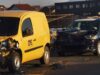 Lančani sudar kod naplatne rampe na autoputu ka Nišu, saobraćaj usporen Lančani sudar kod naplatne rampe na autoputu ka Nišu, saobraćaj usporen